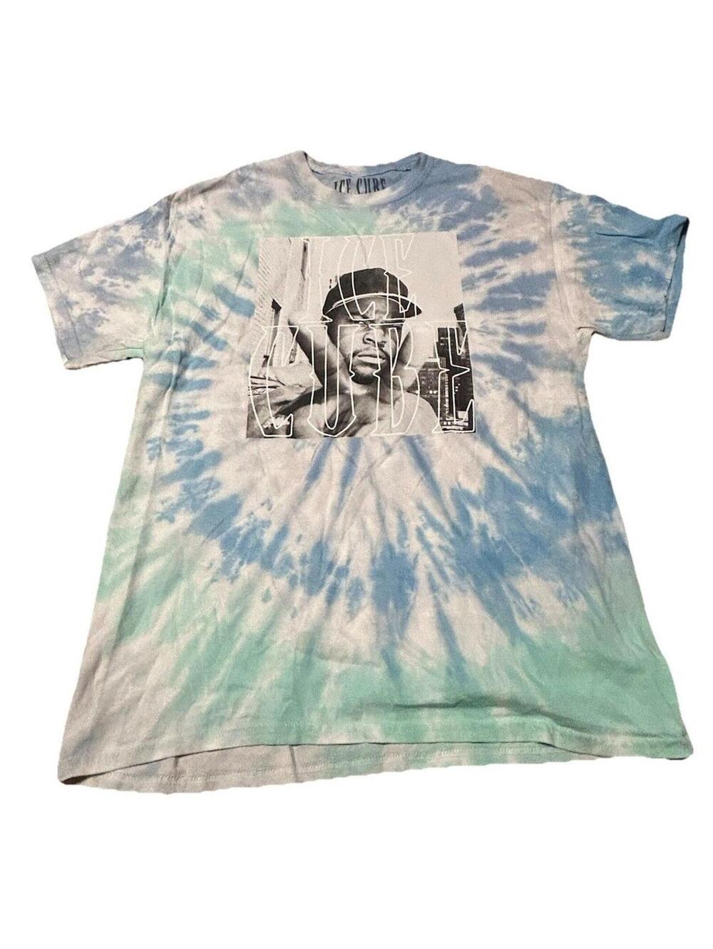 Ice Cube Tie-Dye Graphic T-Shirt Large 100% Cotton